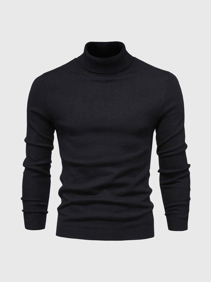 Mens Turtleneck Sweater Washable High Quality