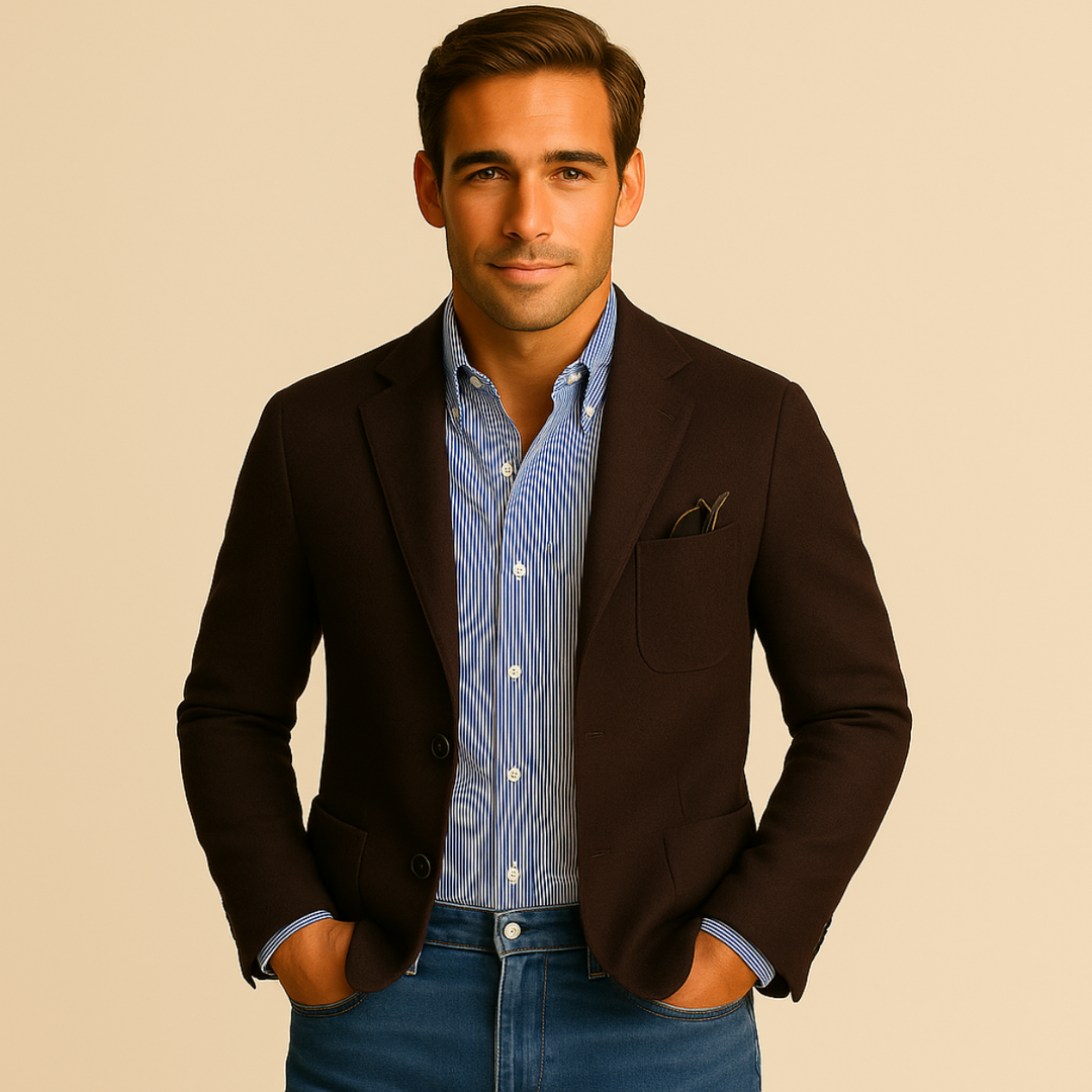 Mens Linen Blazer Formal Fit Wedding Guest