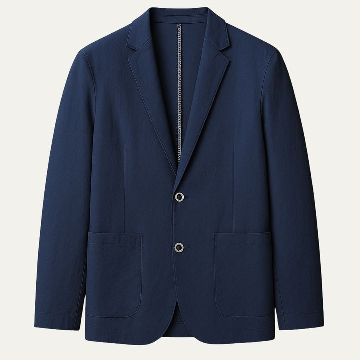 Mens Linen Blazer Relaxed Fit Tailored Style