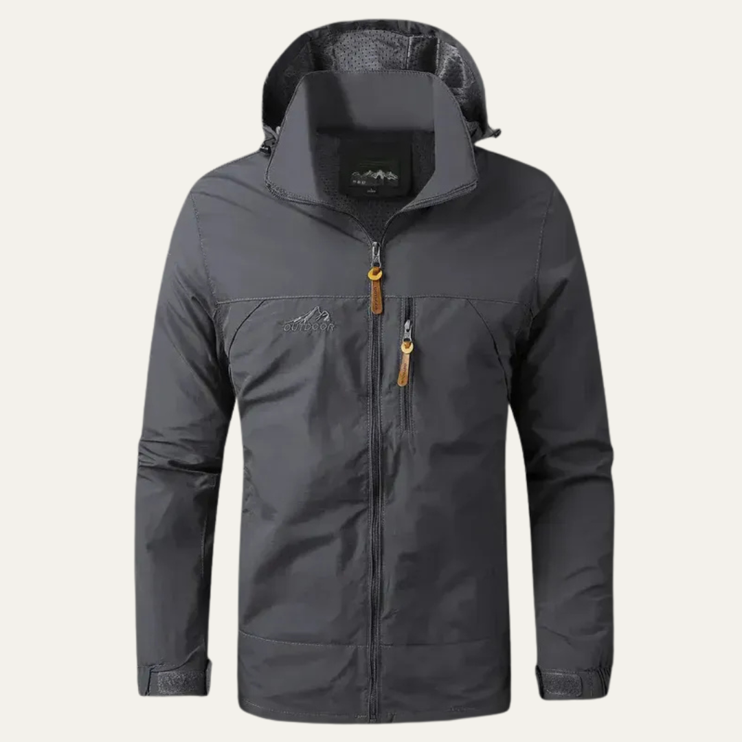 Mens Windbreaker Jacket Technical Hooded Lightweight