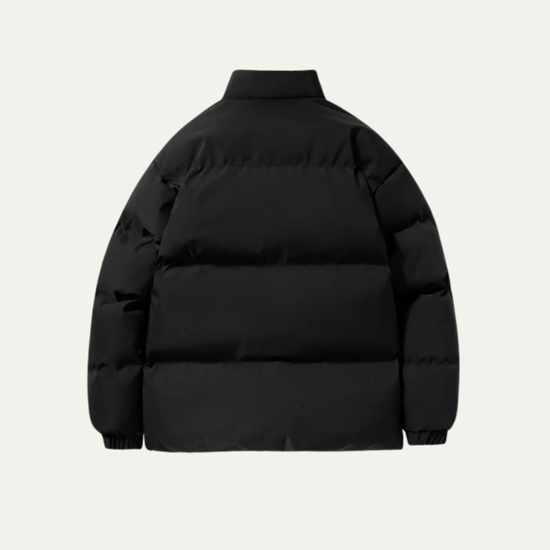 Mens Puffer Jacket Plush Lined Warm Fit