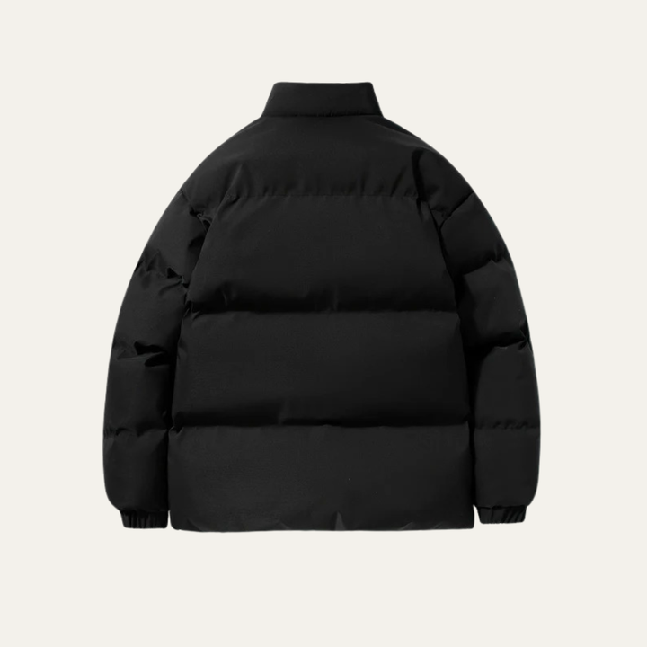 Mens Puffer Jacket Plush Lined Warm Fit
