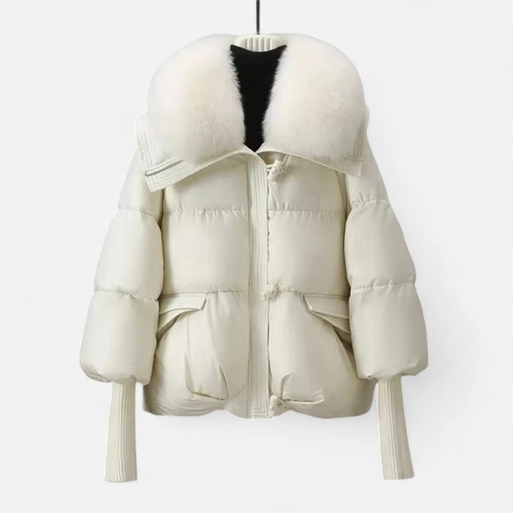 Womens Faux Fur Puffer Coat Soft Warm Fit