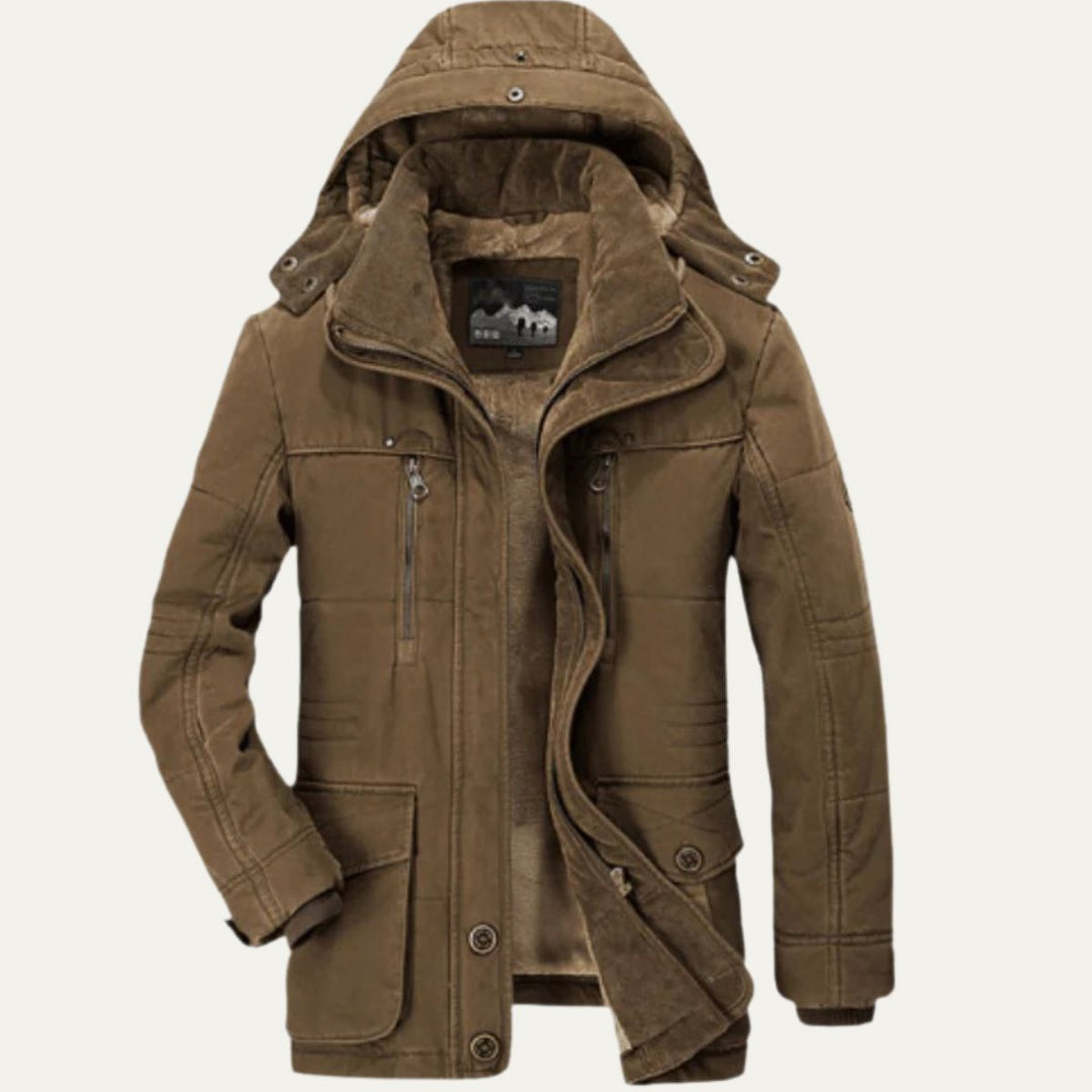 Unisex Winter Jacket Thermal Insulated with Deep Pockets