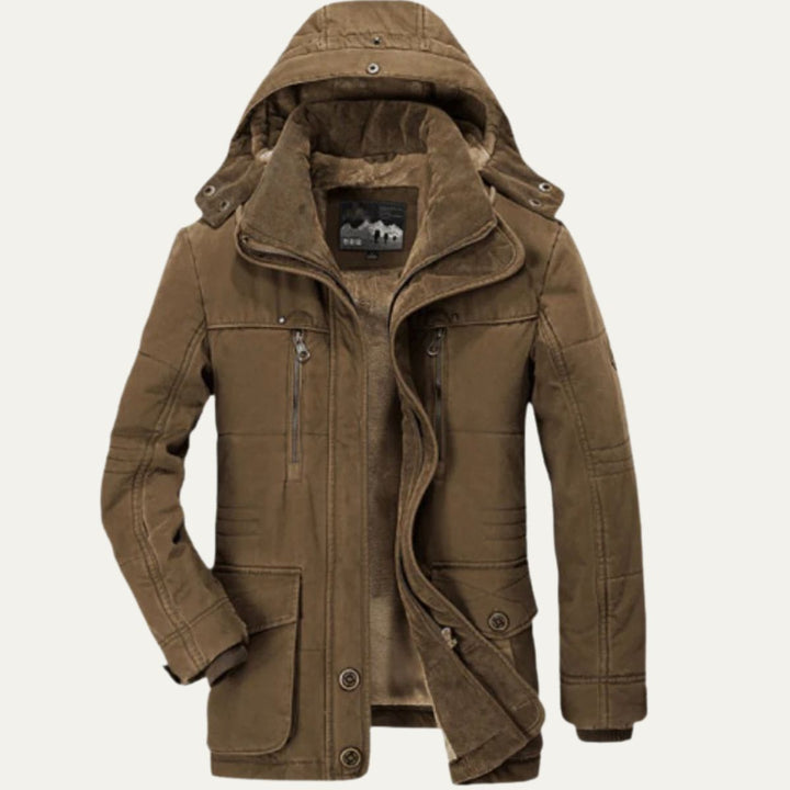 Unisex Winter Jacket Thermal Insulated with Deep Pockets
