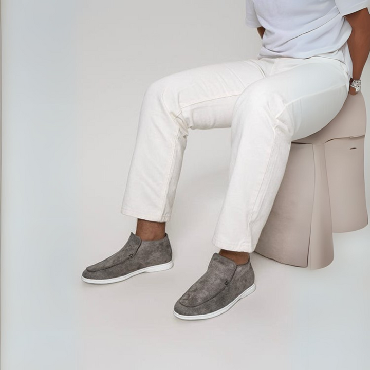 Mens Chukka Boots Suede Moccasin Style