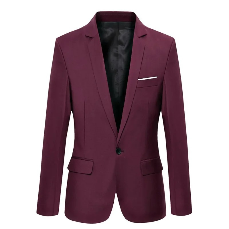 Mens Blazer Jacket Tailored Fit Classic