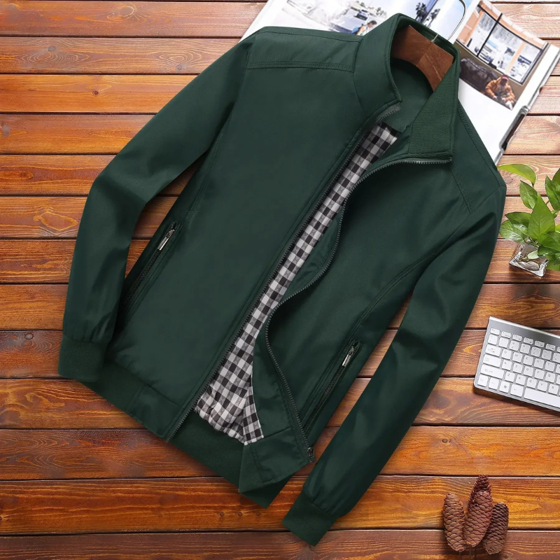 Mens Wind-Resistant Jacket Lightweight Summer Fit