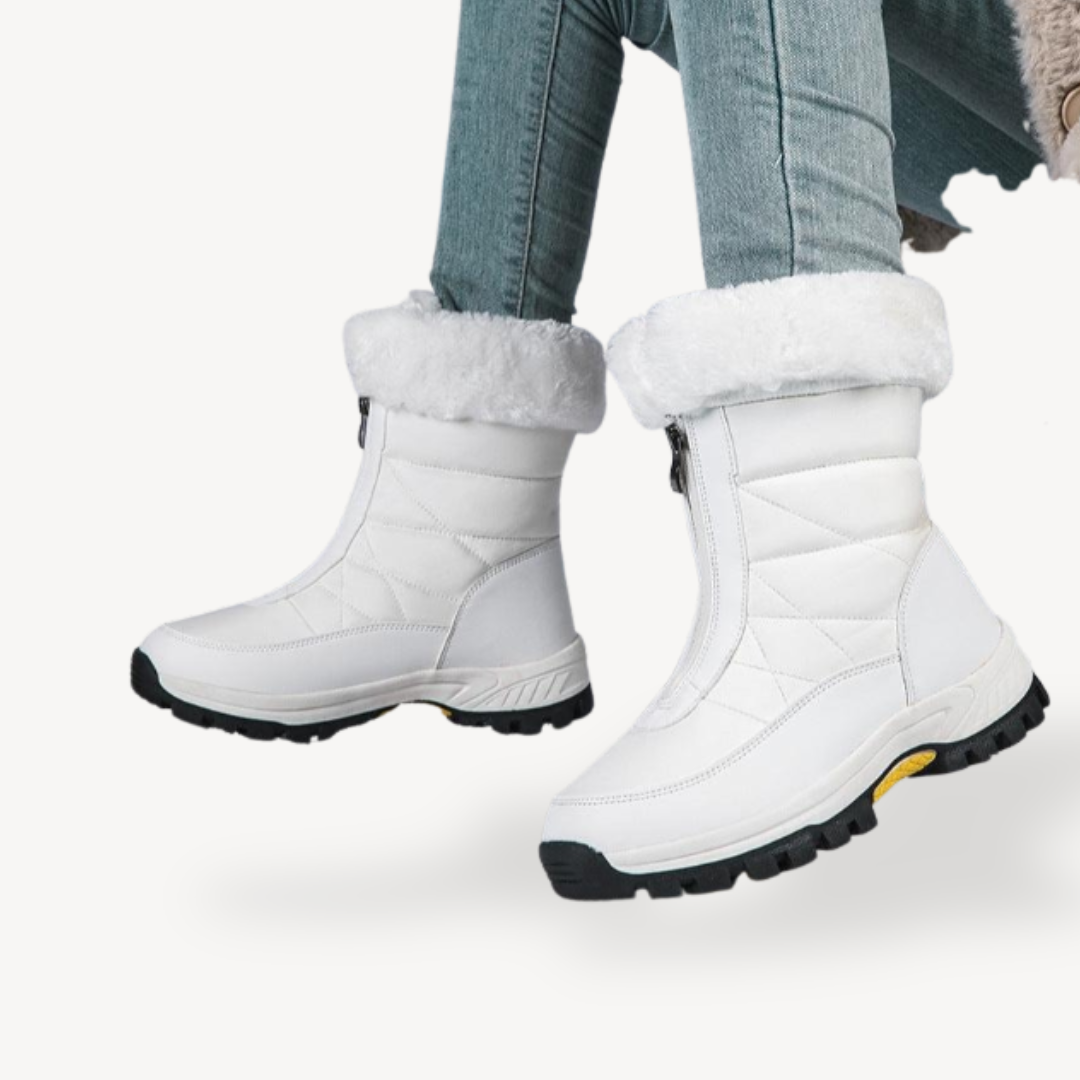 Womens Snow Boots Faux Fur Lined Orthopedic