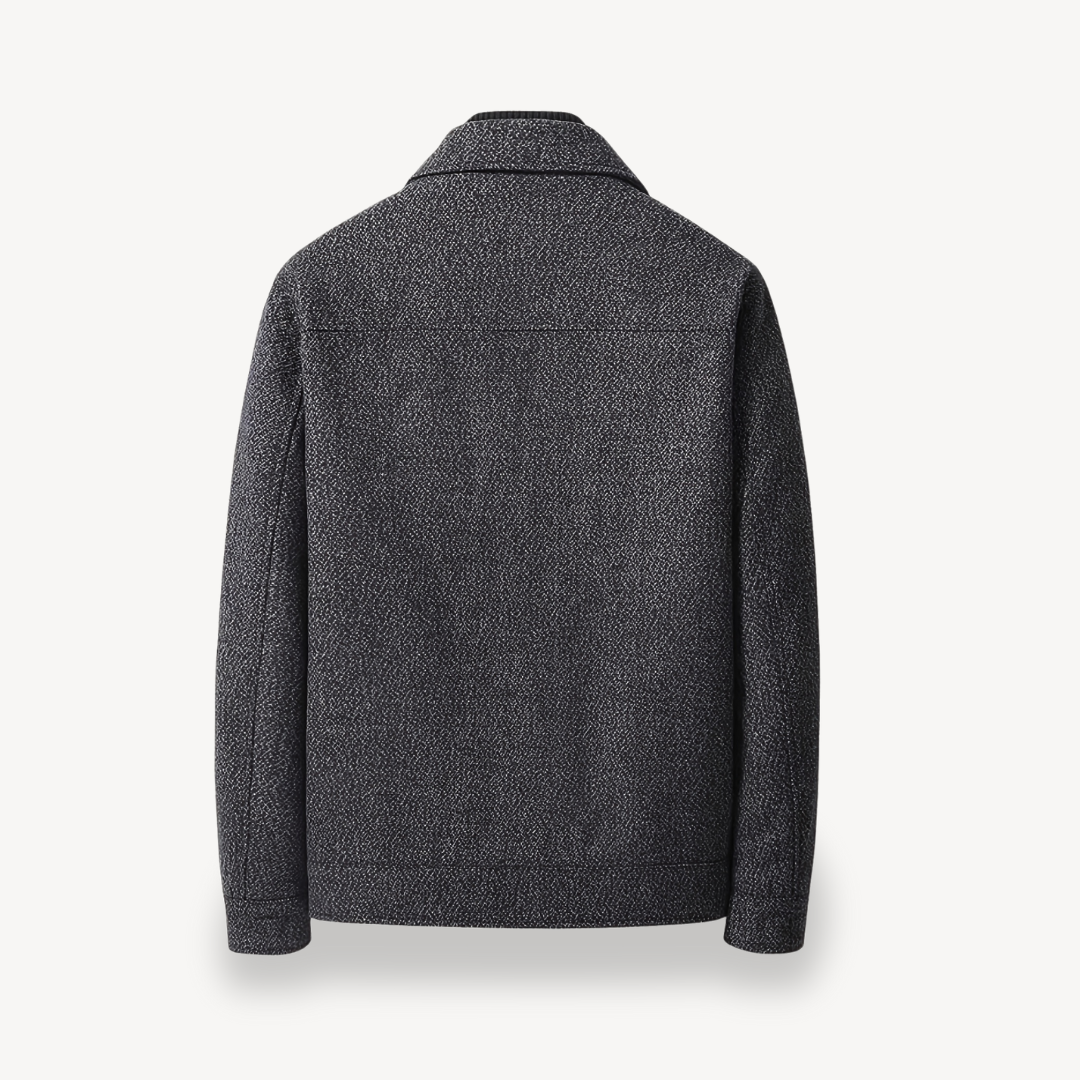 Mens Jacket Wool Blend Woven Fit