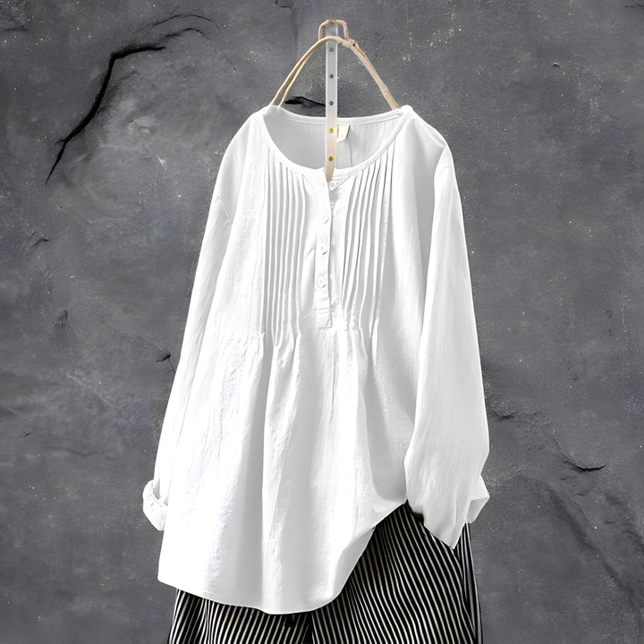 Womens Tunic Top Stretchy Flattering Relaxed Fit
