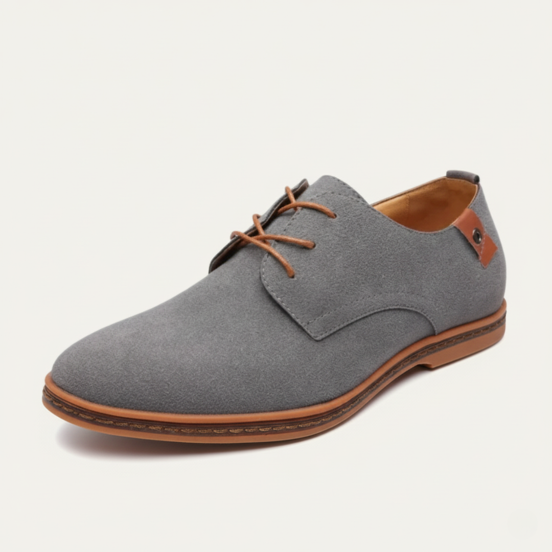 Mens Derby Shoes Suede Classic Style