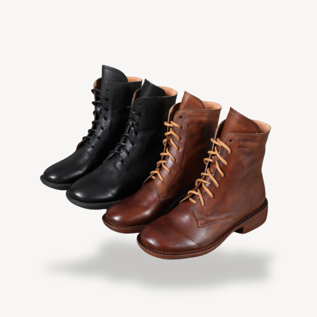 Womens Orthopedic Leather Boots Comfortable Supportive Fit