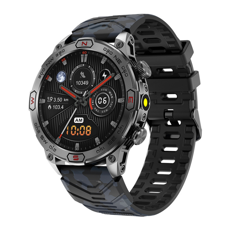 Unisex GPS Smartwatch with Heart Rate and Blood Pressure Monitor