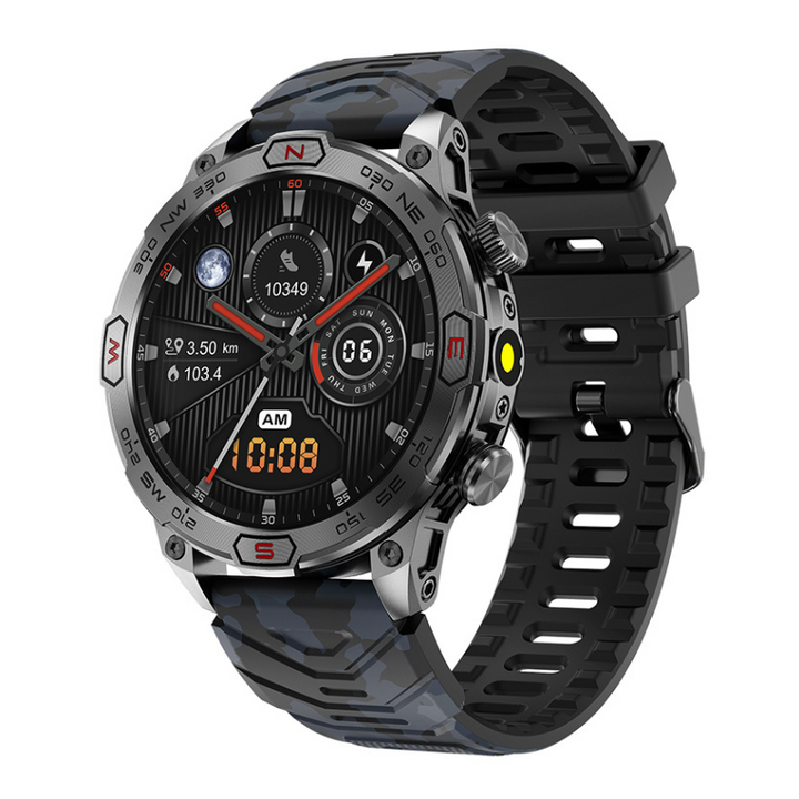Unisex GPS Smartwatch with Heart Rate and Blood Pressure Monitor