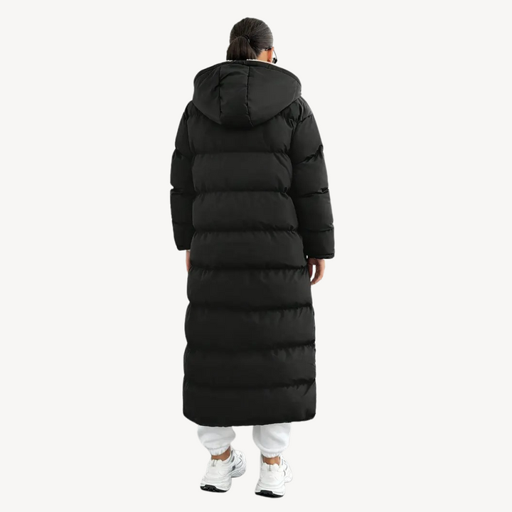 Womens Hooded Puffer Coat Insulated Warm Fit