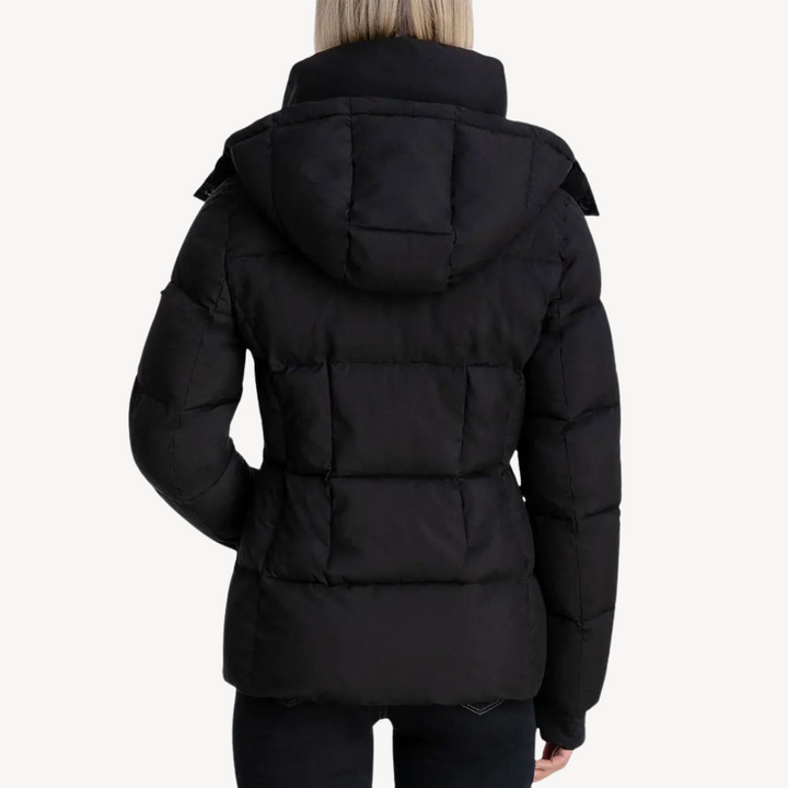 Womens Puffer Jacket Zipper Closure Regular Fit
