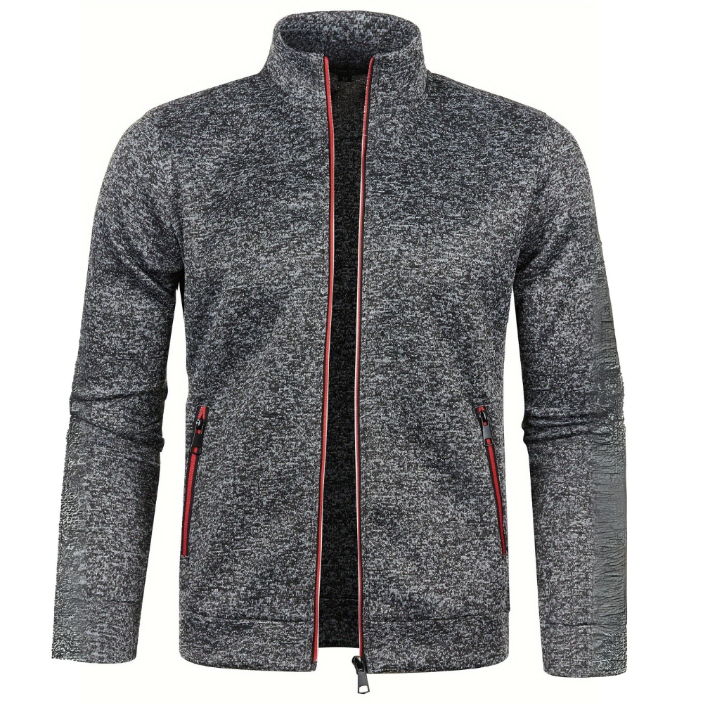 Mens Track Jacket Full Zip Piped Design