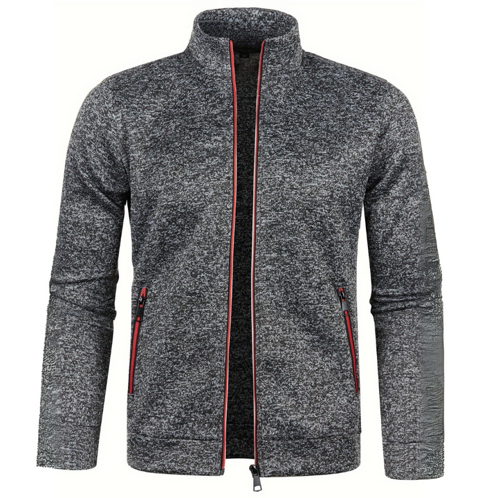 Mens Track Jacket Full Zip Piped Design