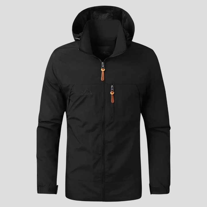 Mens Outdoor Jacket Waterproof Windproof Durable Fit