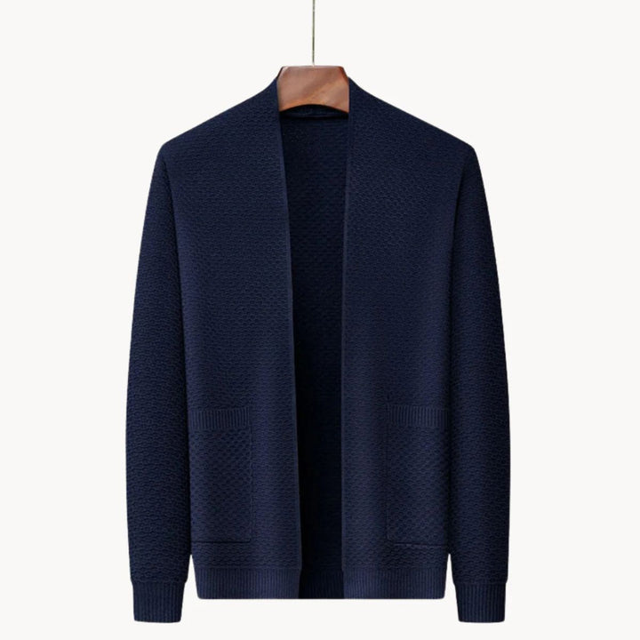 Mens Knit Cardigan Open Front Casual Fit