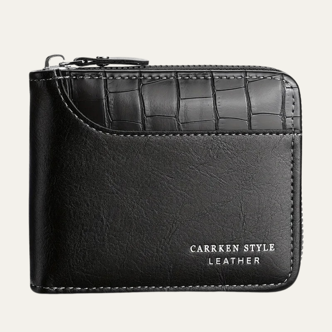 Mens Leather Coin Purse Wallet Compact Slim Design - BritishMode