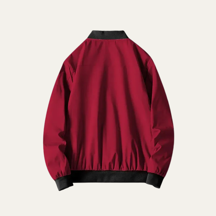 Mens Bomber Jacket Lightweight Casual Sports Style