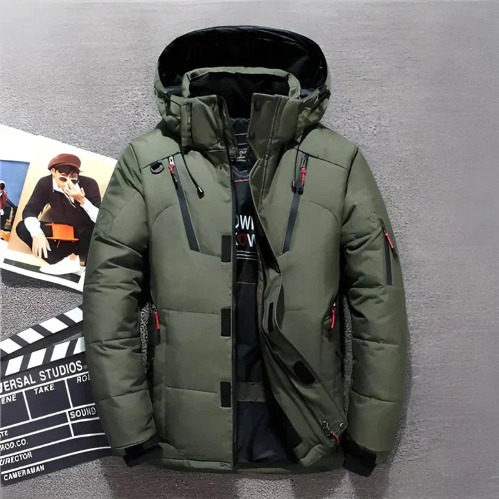Unisex Down Jacket Insulated Warm Fit