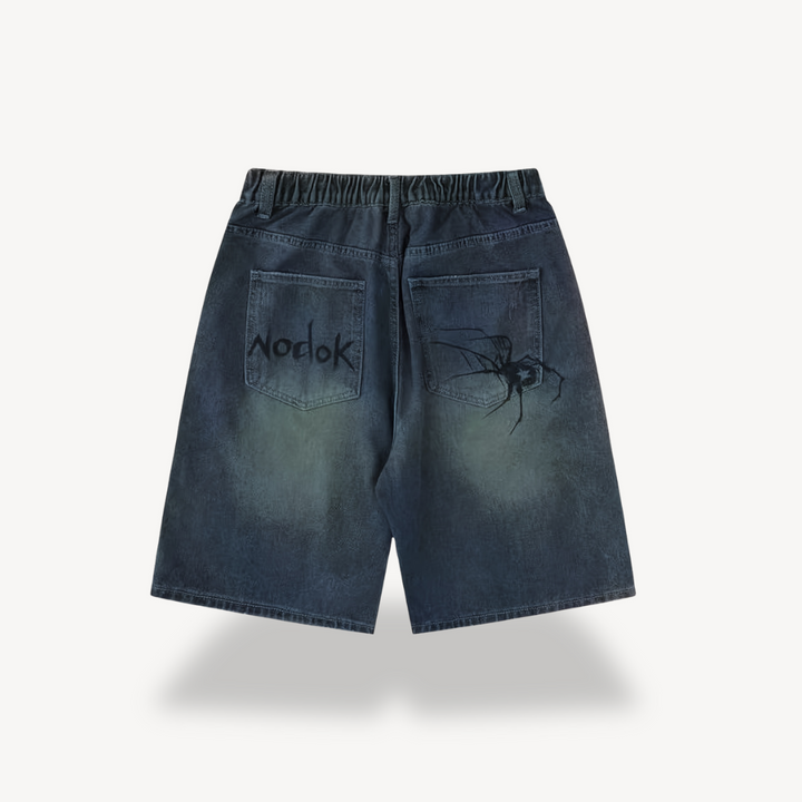 Womens Denim Shorts Cotton Streetwear Relaxed Fit