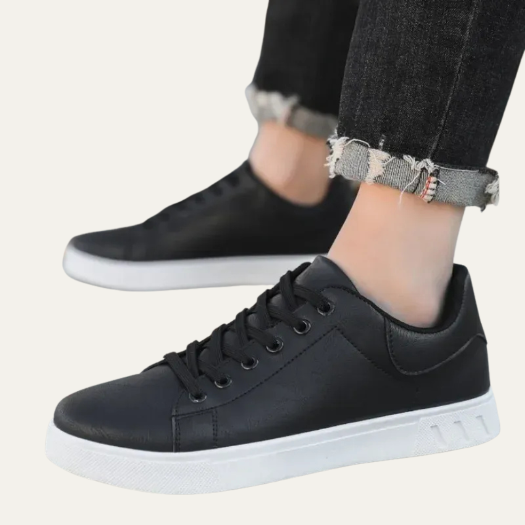 Mens Casual Sneakers Leather Classic Style