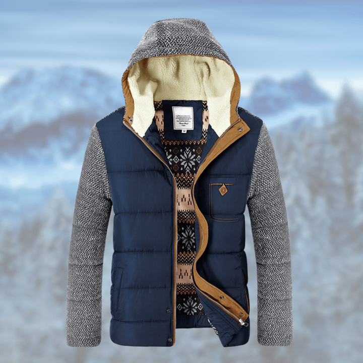 Mens Jacket Classic Slim Fit Insulated Winter