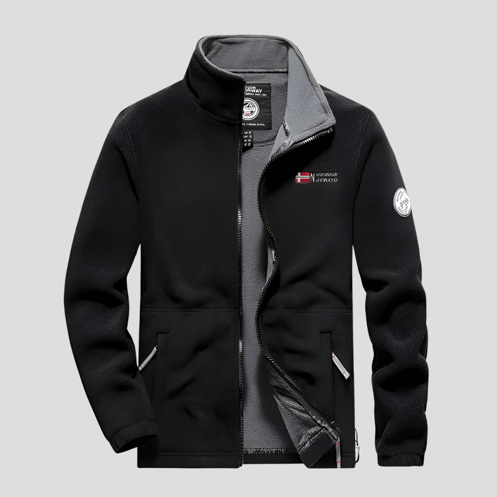 Mens Fleece Jacket Casual Outdoor Fit