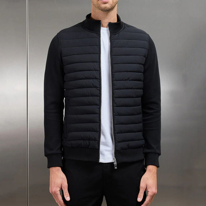Mens Quilted Puffer Jacket Lightweight Insulated Coat