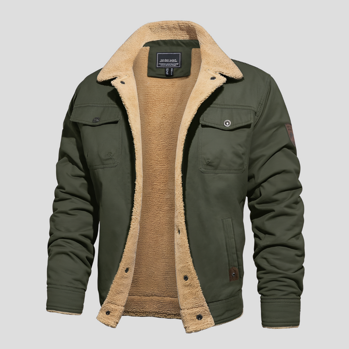 Mens Outdoor Jacket Insulated Warm Fit