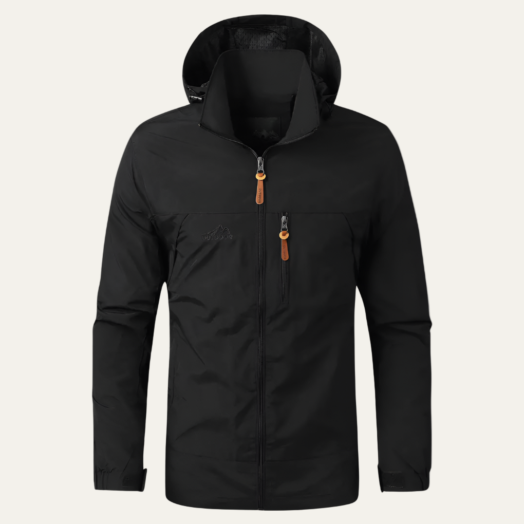 Mens Outdoor Jacket Waterproof Windproof Shell