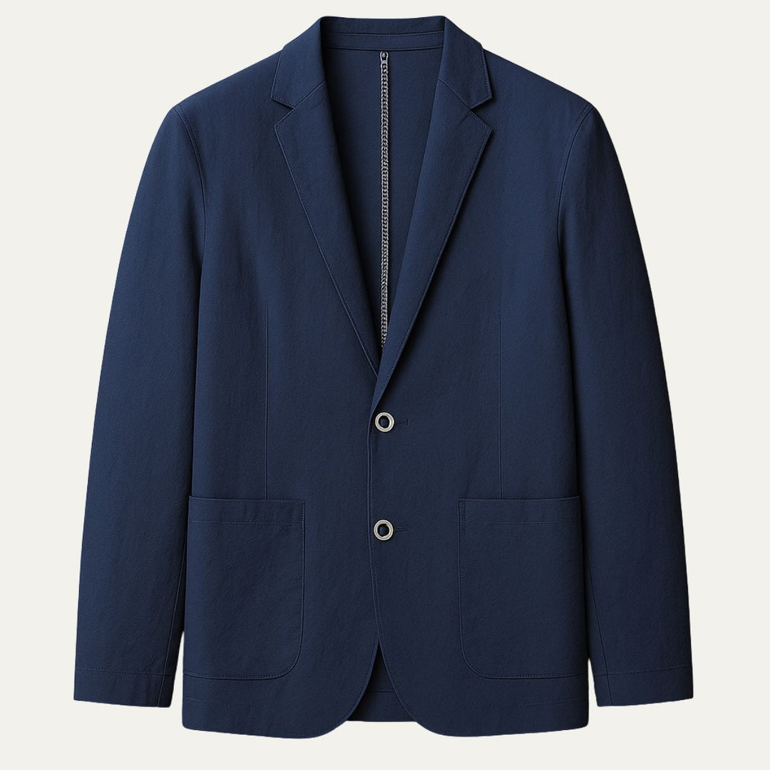 Mens Linen Blazer Classic Fit Tailored Style