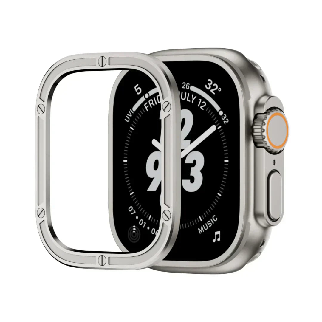 Unisex Metal Case for Apple Watch Durable Protective