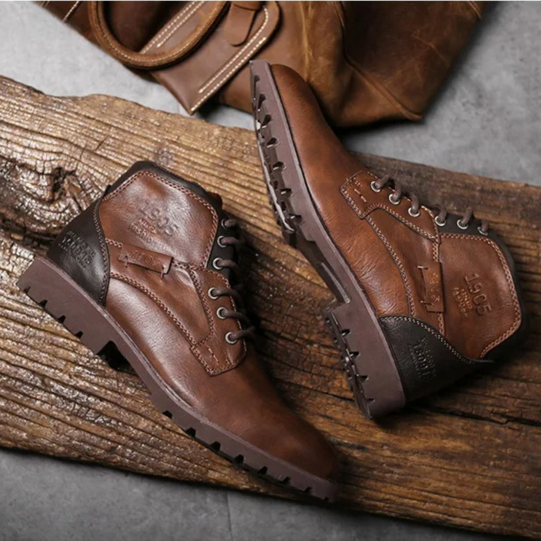 Mens Leather Boots Classic Style