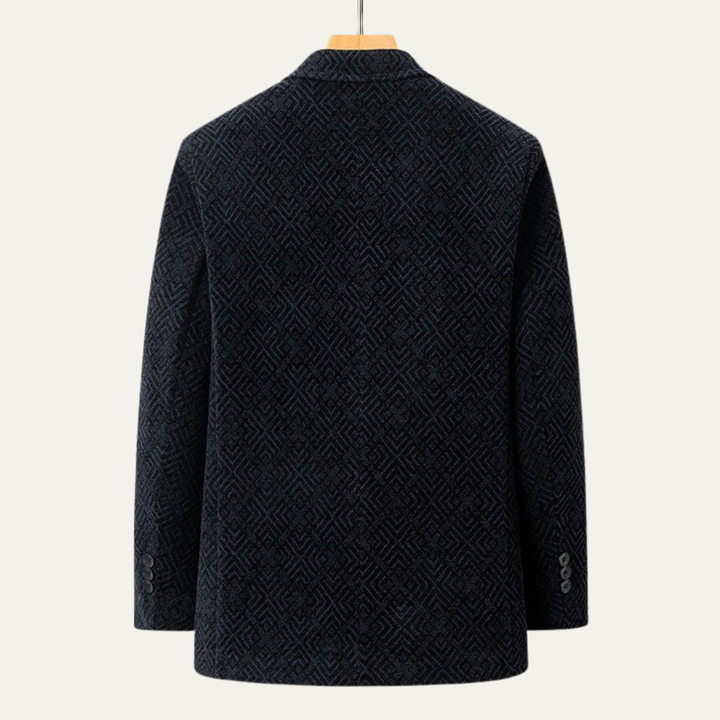 Mens Wool Suit Blazer Jacket Elegant Fit
