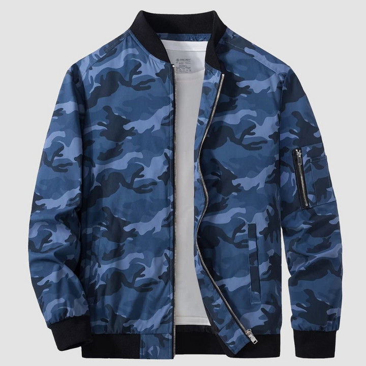 Mens Bomber Jacket Full Zipper Classic Fit
