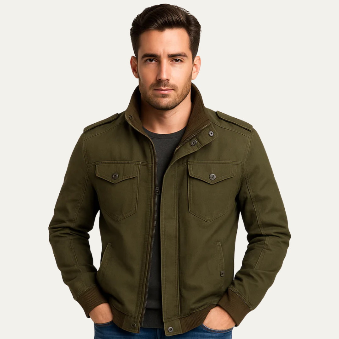Mens Field Jacket Durable Military Style - BritishMode