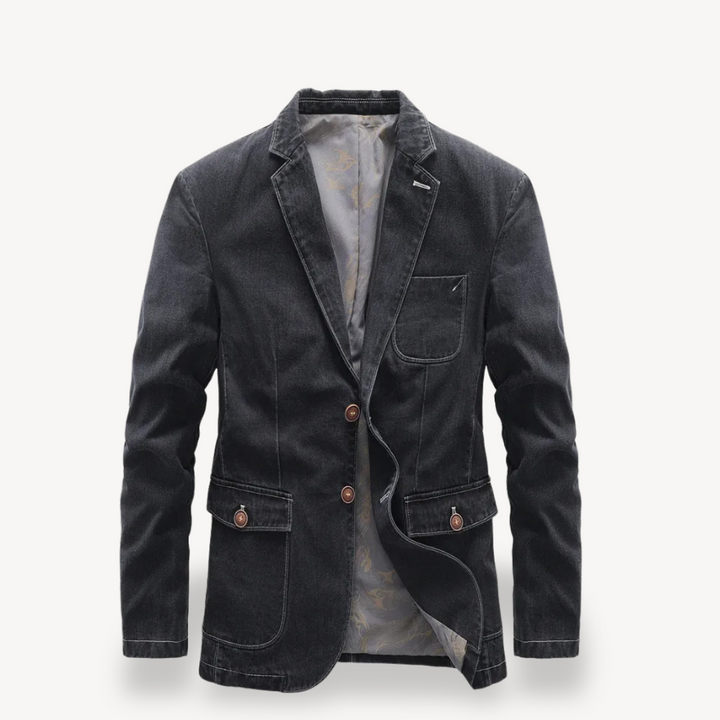 Mens Denim Blazer Casual Fit