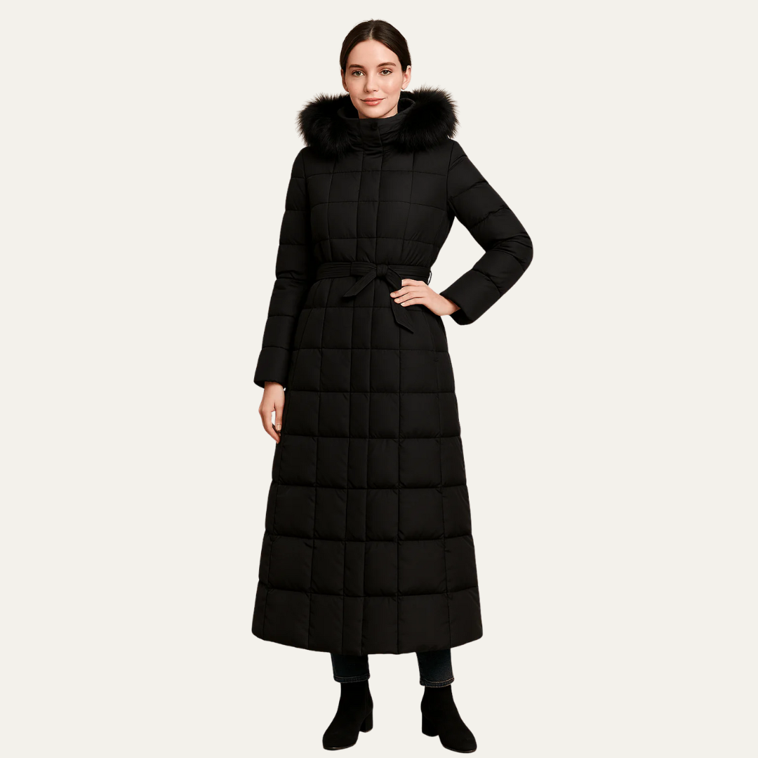Womens Maxi Puffer Coat Insulated Warm Fit