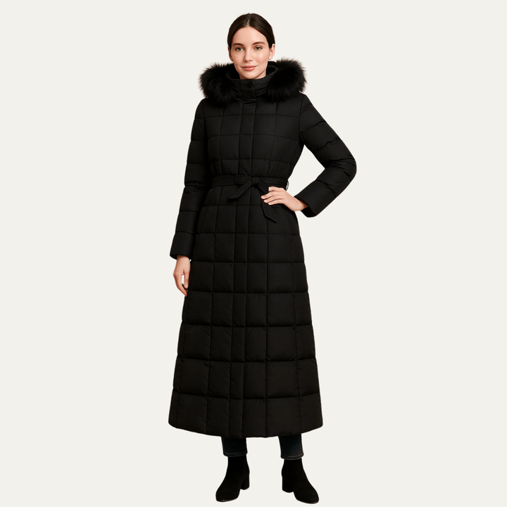 Womens Maxi Puffer Coat Insulated Warm Fit