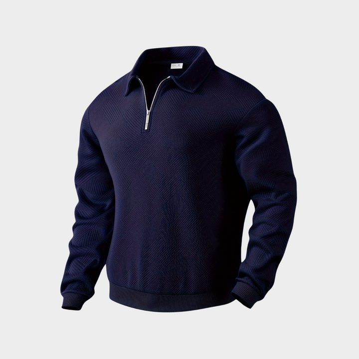 Mens Quarter Zip Sweater Stylish Fit
