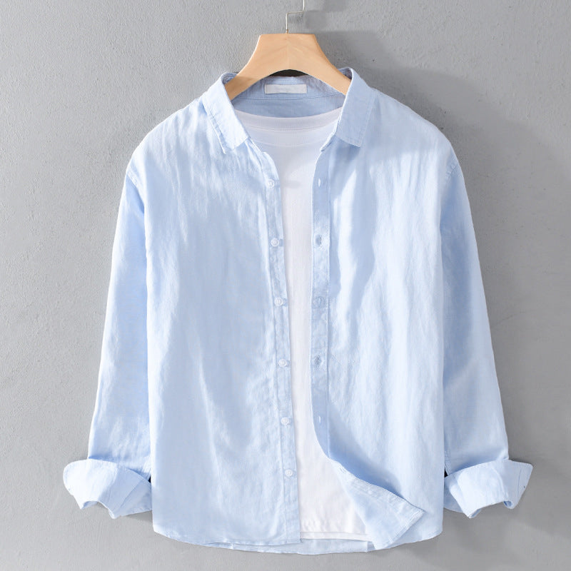 Mens Casual Shirt Loose Fit