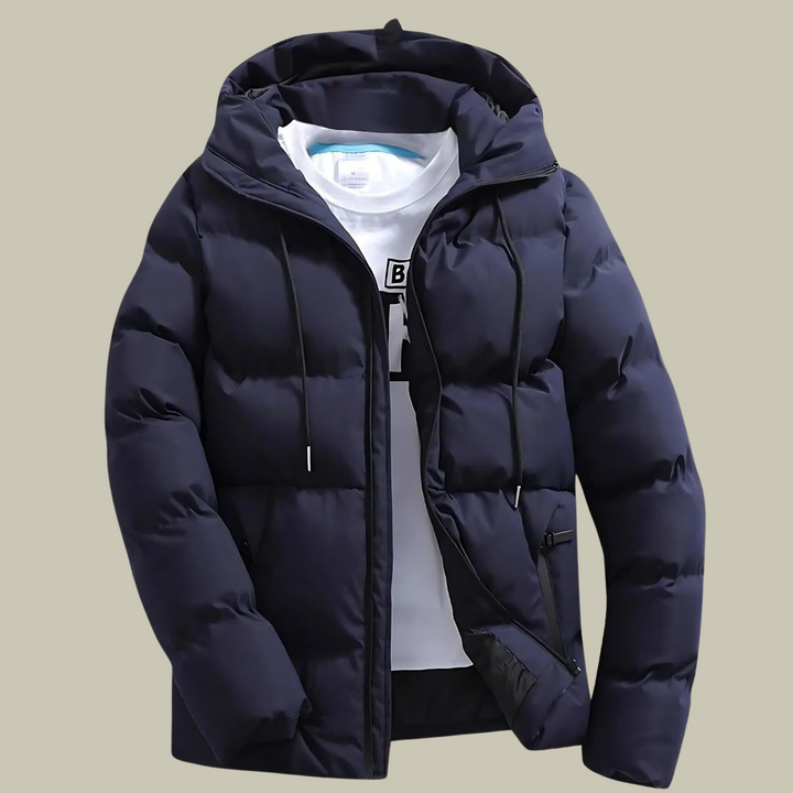 Mens Puffer Jacket Insulated Warm Casual Fit - BritishMode
