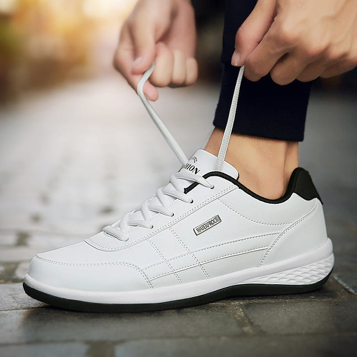 Mens Casual Sneakers Lace-Up Design