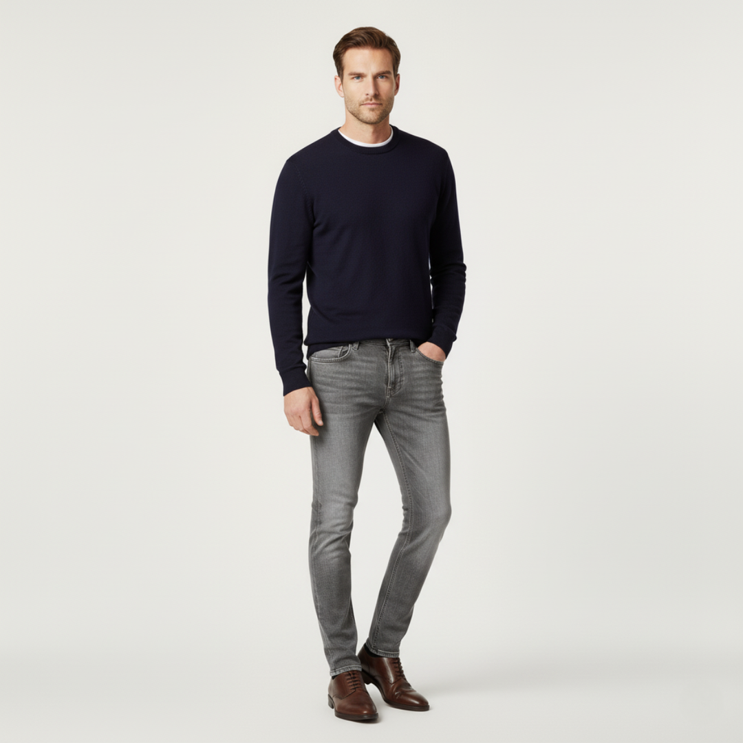 Mens Skinny Jeans Stretch Slim Fit