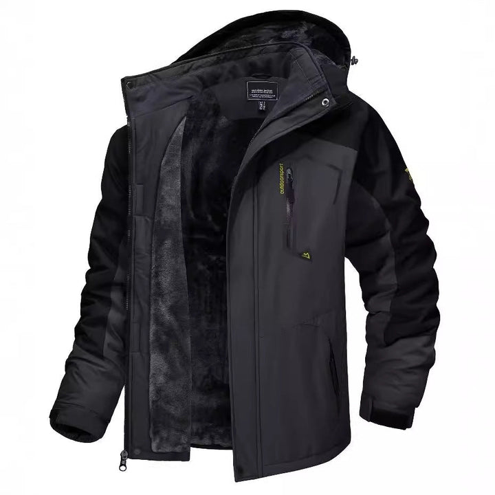 Mens Outdoor Jacket Waterproof Durable Fit